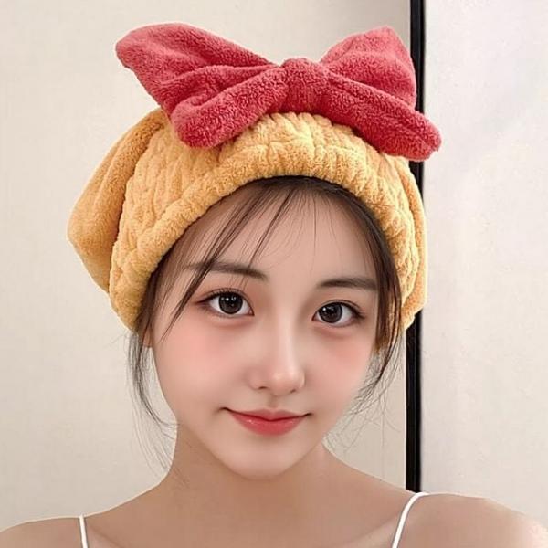 bns 리본 헤어 드라이 타올 머리수건