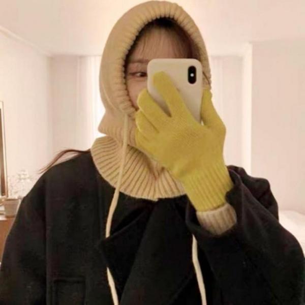 니트 후드 넥히터 넥워머 페이크 목폴라 바라클라바 넥폴라 페이크 넥히터 성인목수건 넥워머 발라클라바