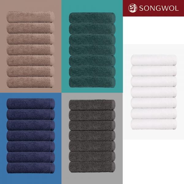 송월 코마사 40수 200g 수건 포인트 556GSM 40x90cm