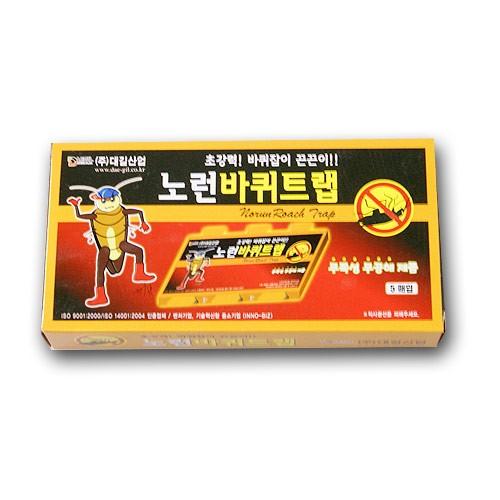 노런 바퀴트랩 5매입 -H/노런바퀴트랩5매입/바퀴/바퀴벌레/끈끈이/바퀴벌레약/바퀴약/에프킬라/애프킬라/바