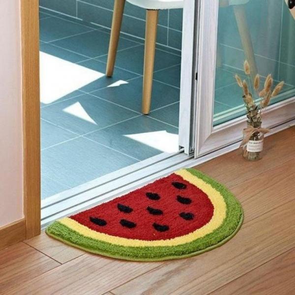 HOME MAT 과일 발매트 현관 인테리어발 현관발 방수 배트 샤워발 미끄럼 방지