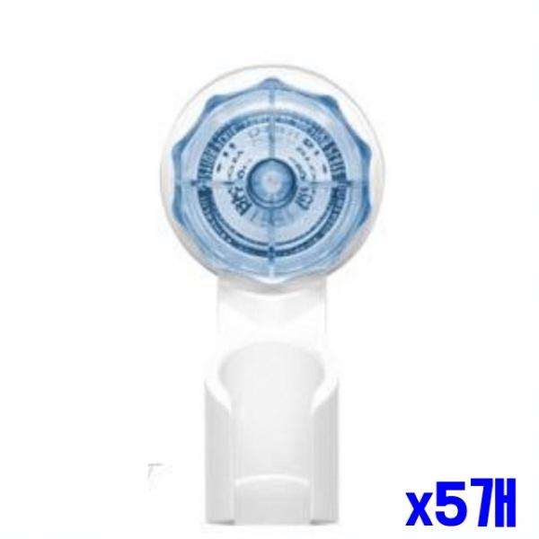 화이트 흡착식 샤워걸이 x5개 샤워기부착용품