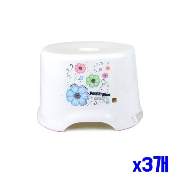 미끄럼방지 화이트 욕실의자 대 x3개 샤워의자