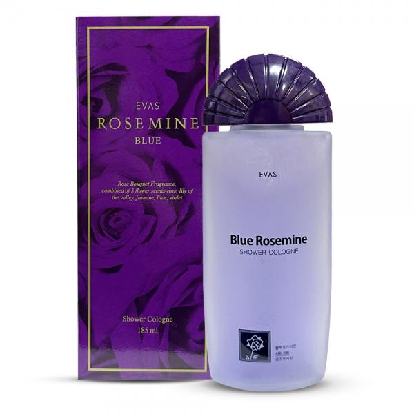 에바스 블루 로즈마인 바디 샤워코롱 로즈부케향 185ml