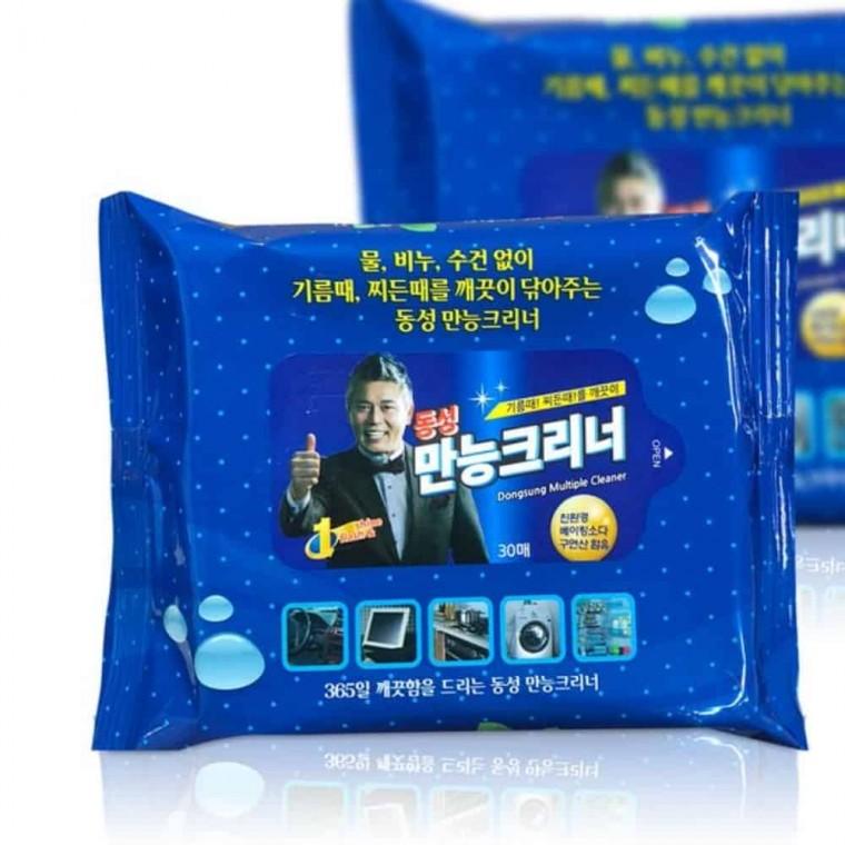 티슈형 찌든때 때제거 30매 물티슈청소용 청소용소모품
