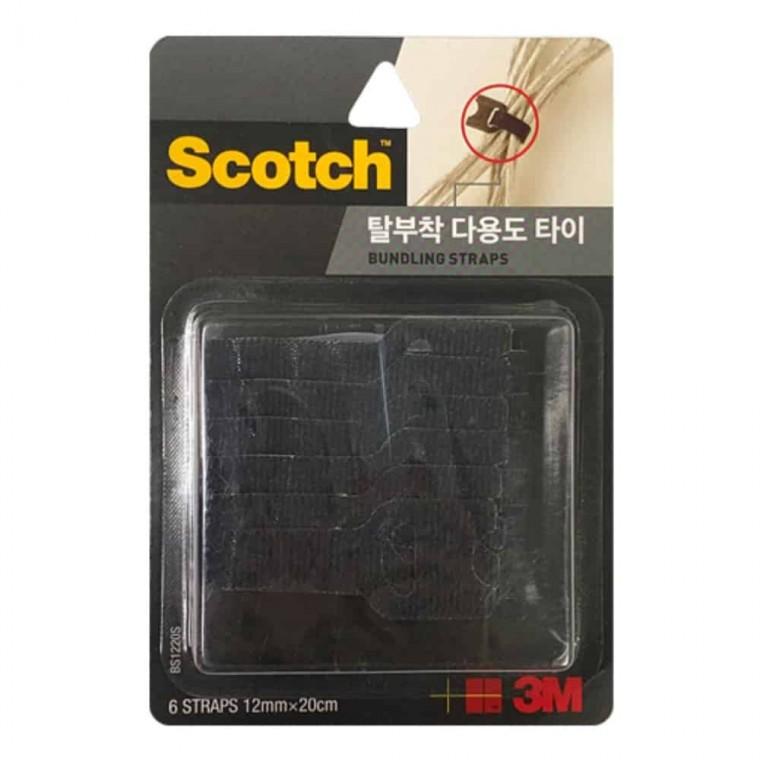 재사용 케이블 타이 6개 본체선정리 핸드폰충전선정리