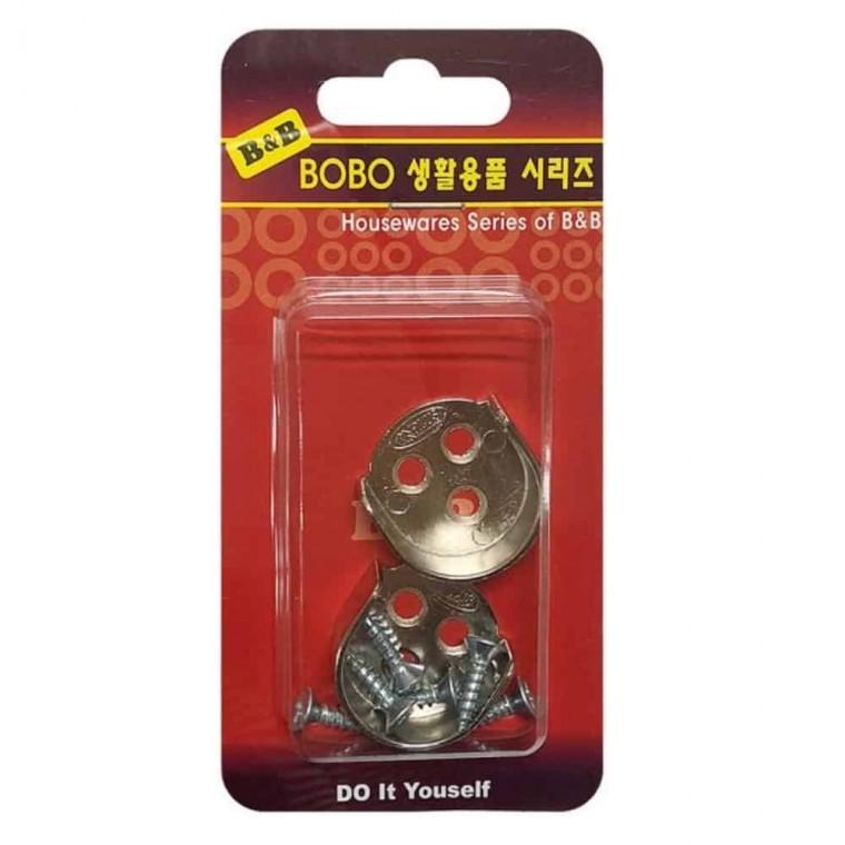 가구봉 받침대 원형 2p 커튼봉홀더 커텐봉걸이