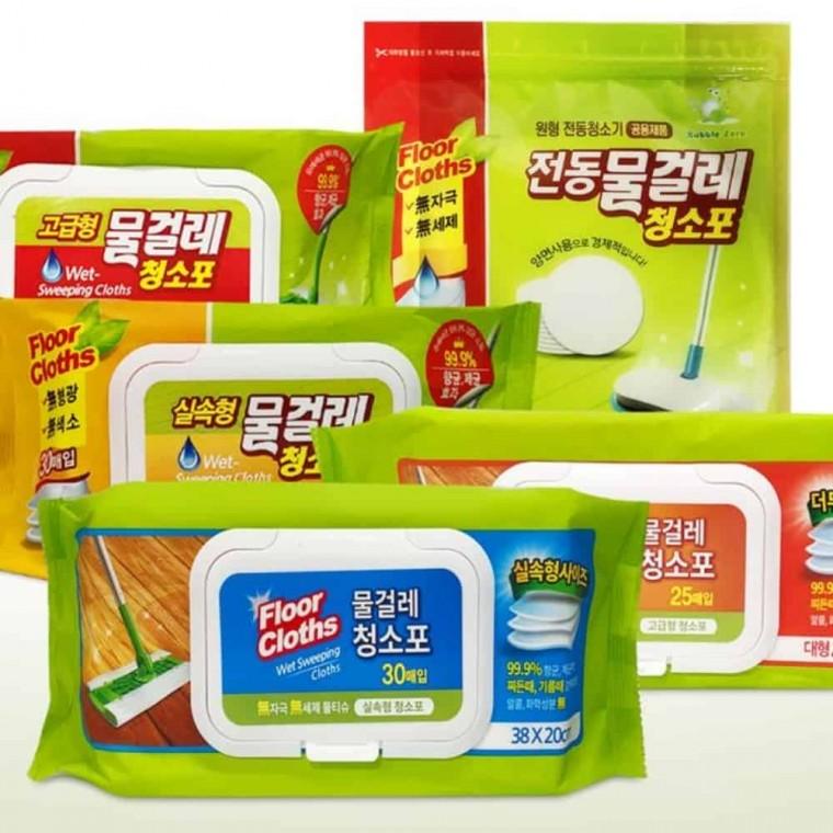 물걸레 물티슈 밀대패드 바닥걸레 청소패드