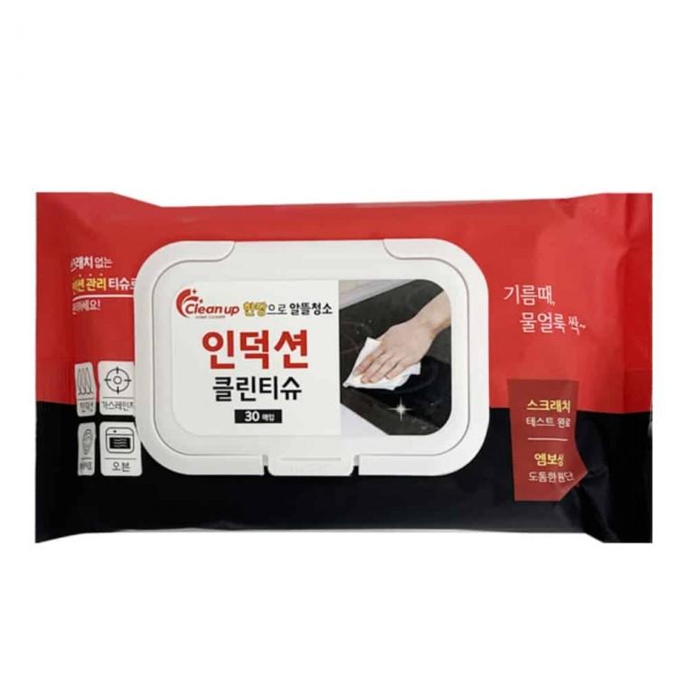 인덕션 클린티슈 30매 오븐크리너 기름때제거