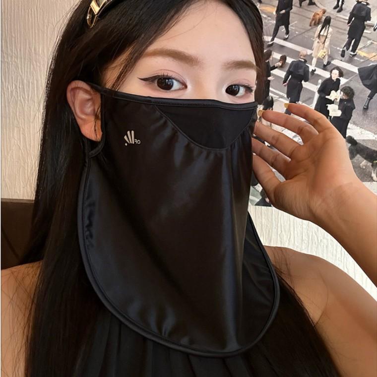 [위드기프트] 남녀공용 실키소재 자외선 차단 쿨링 페이스 마스크