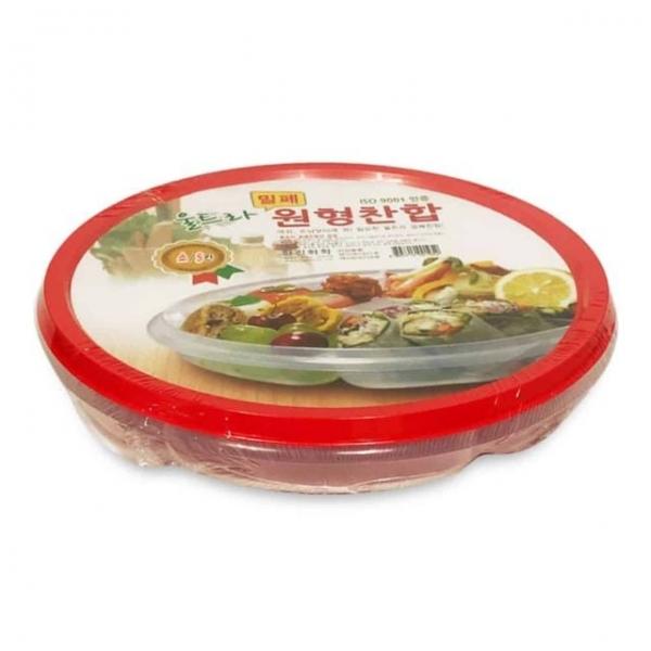 밀폐 찬합 원형 소 5칸 냉장고용기 나눔반찬통