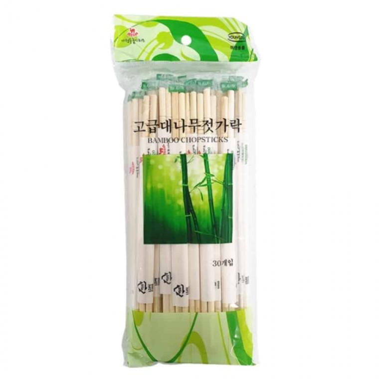 대나무 젓가락 30P 휴대용식기 위생젓가락