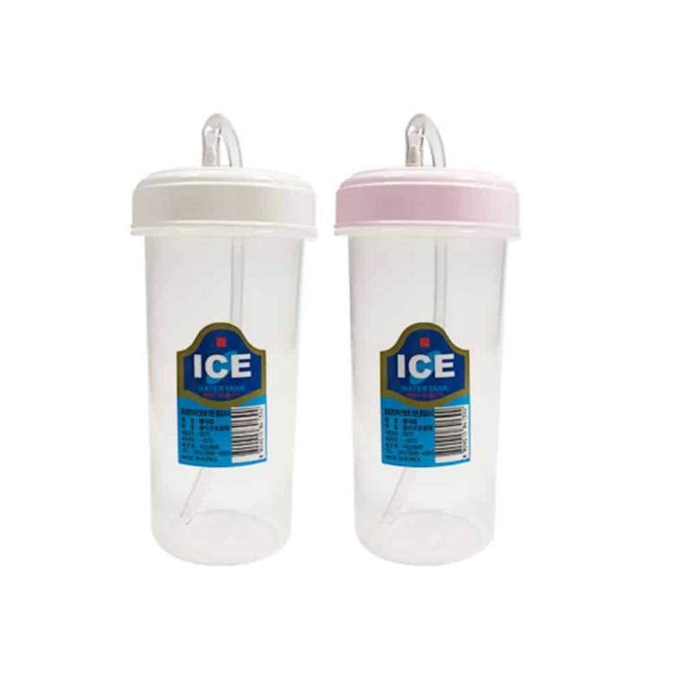 빨대컵 300ml 프라스틱물컵 환자용컵