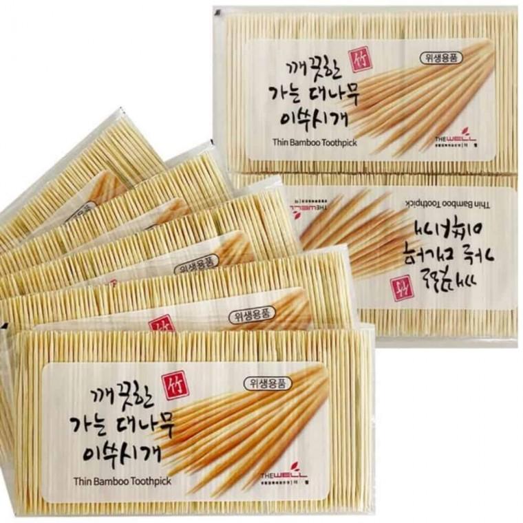 대나무 이쑤시개 리필 이수씨개 나무요지