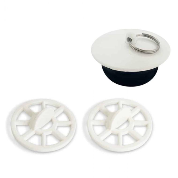 백색 욕조마개 1개 35mm 욕조배수구캡 욕조배수개마개
