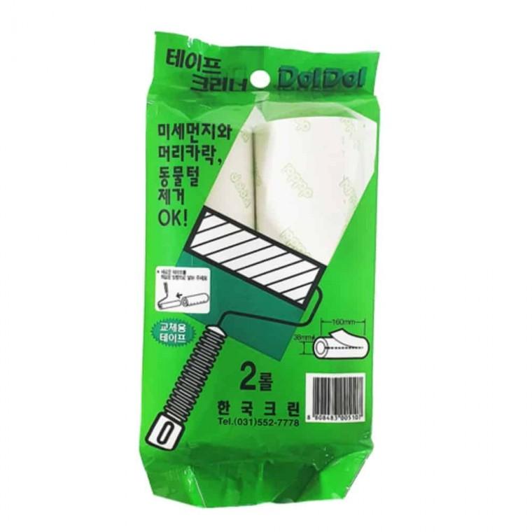테이프클리너 리필 2p 대 강아지털청소 먼지끈끈이