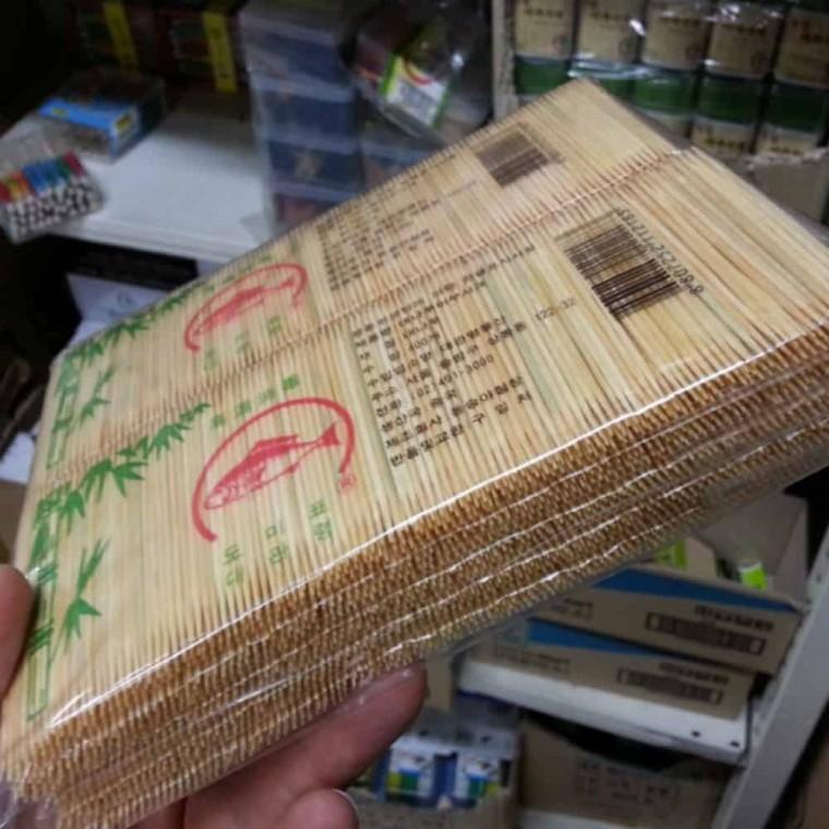 대나무이쑤시게 치간치솔이쑤시개 치실요지