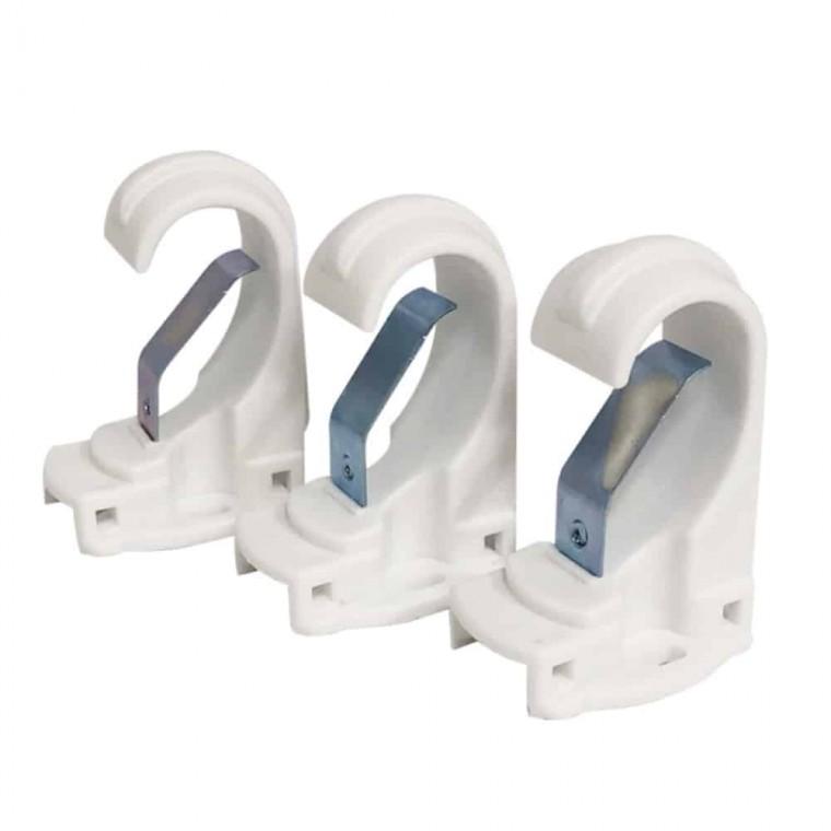커튼브라켓 화이트 25mm 커튼봉브라켓 커튼고리