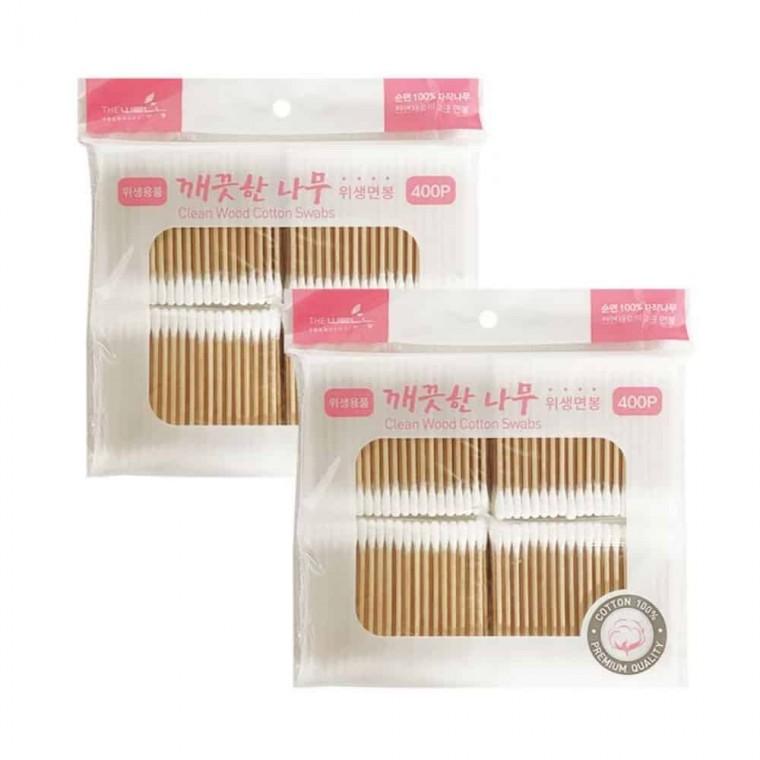 위생면봉 400P 메이크업면봉 듀얼면봉