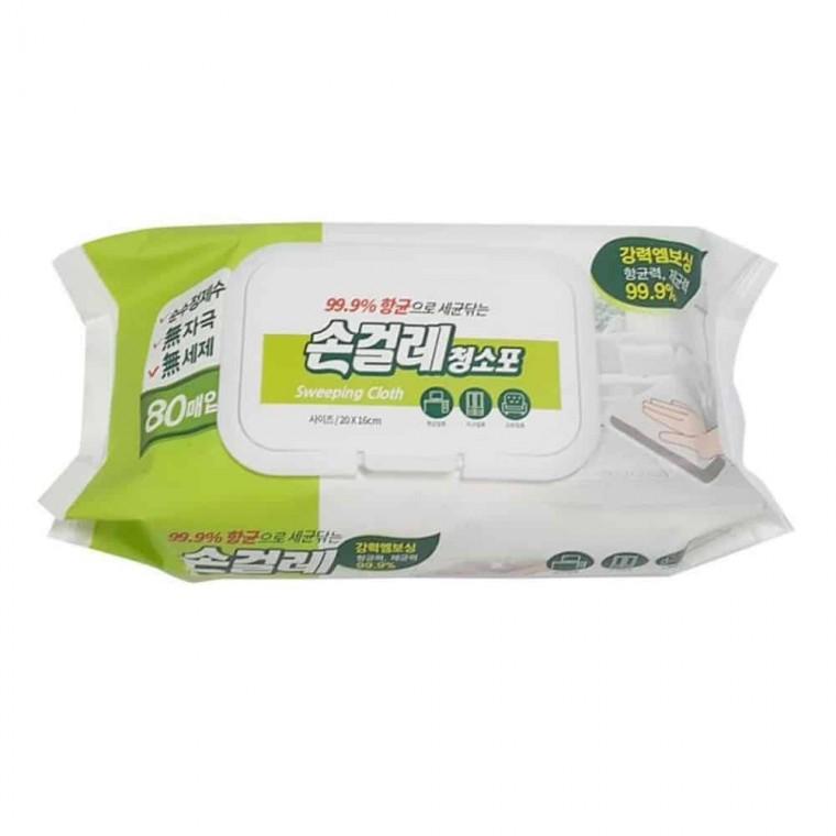 손걸레 청소포 80매 물걸레청소포 티슈걸레