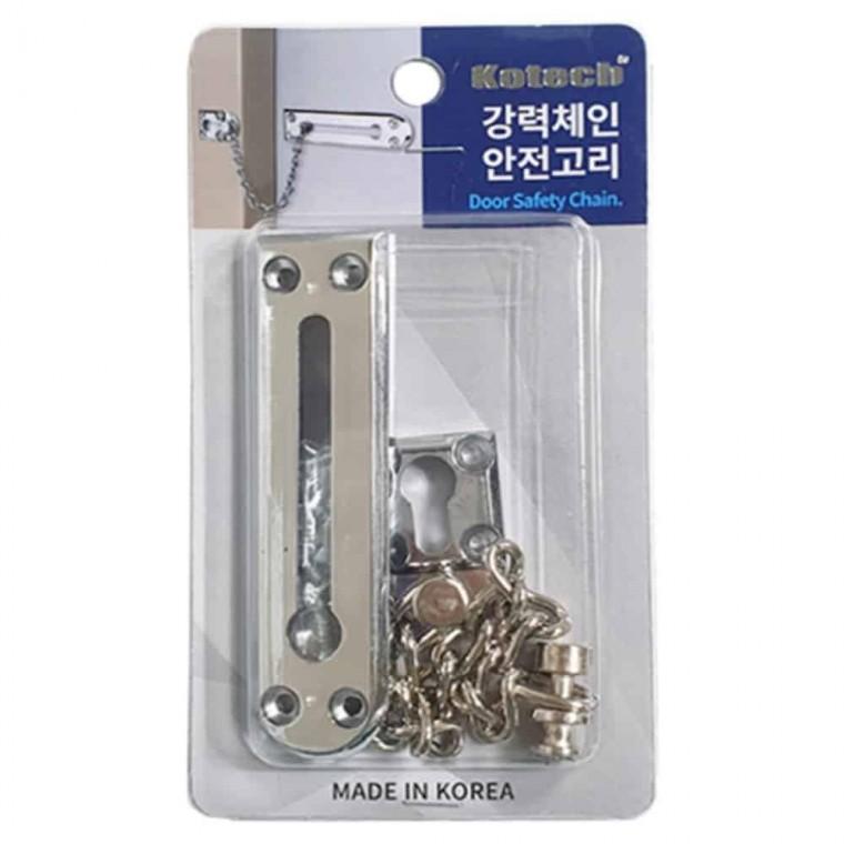 안전고리 현관문 고정 도어락 문고리잠금장치 체인안전고리
