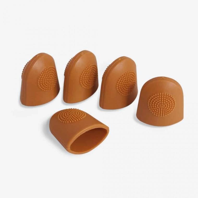 pvc 손가락 골무 5p 사무용골무 포장골무