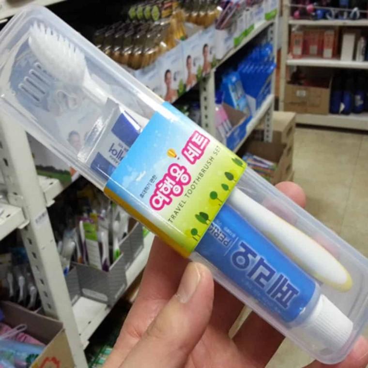 휴대용 치약칫솔세트 휴대용칫솔통 칫솔보관통