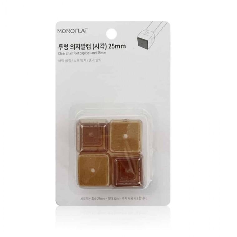 의자발캡 4P 사각 의자발덮개 의자발받침