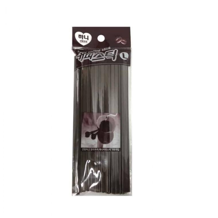 커피스틱 18cm 100개 카페빨대 스틱빨대