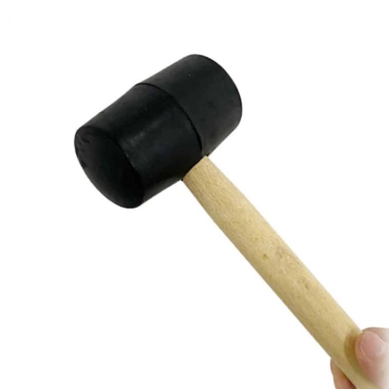 고무망치 나무 캠핑망치 고무우레탄망치