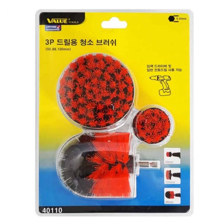 드릴용 청소브러쉬 전동브러쉬 드라이버솔