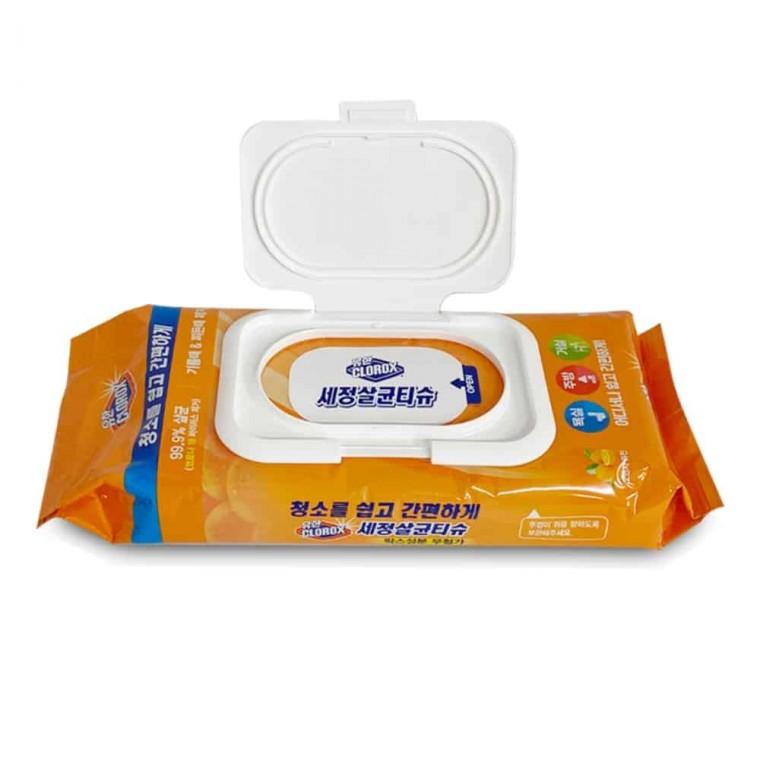 세정살균티슈 60매 물걸레 일회용청소포
