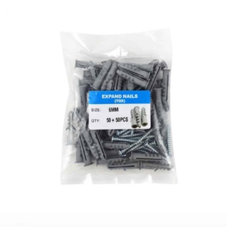 칼블럭세트 6mm 콘크리트용앙카 콘크리트칼블럭