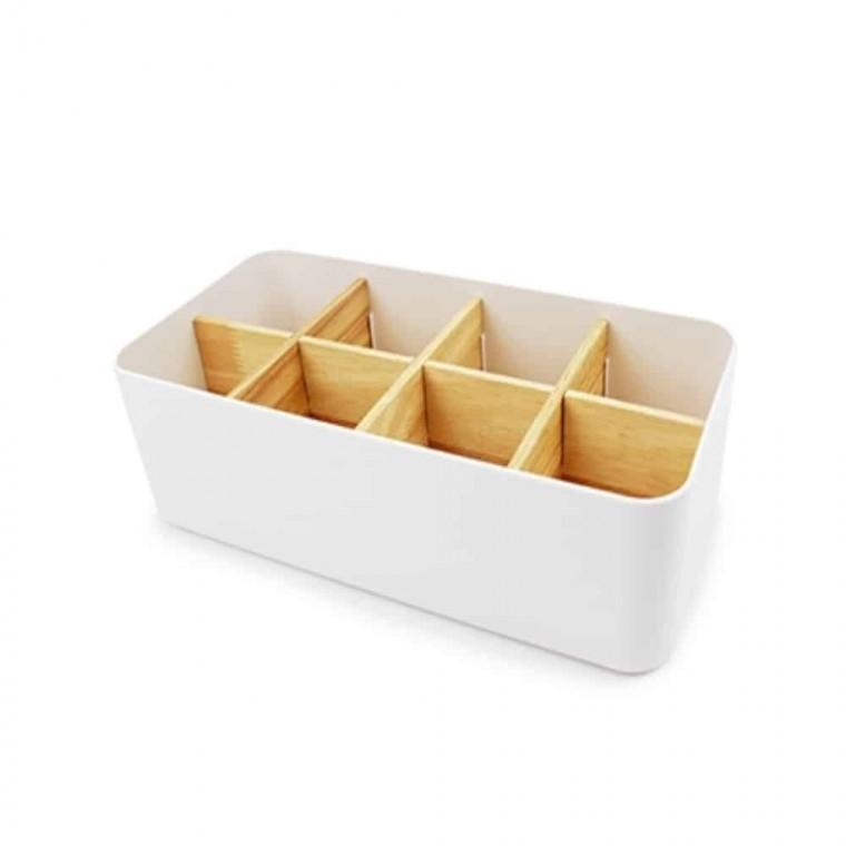 8칸 원목수납함 원목수납정리함 화장품정리대