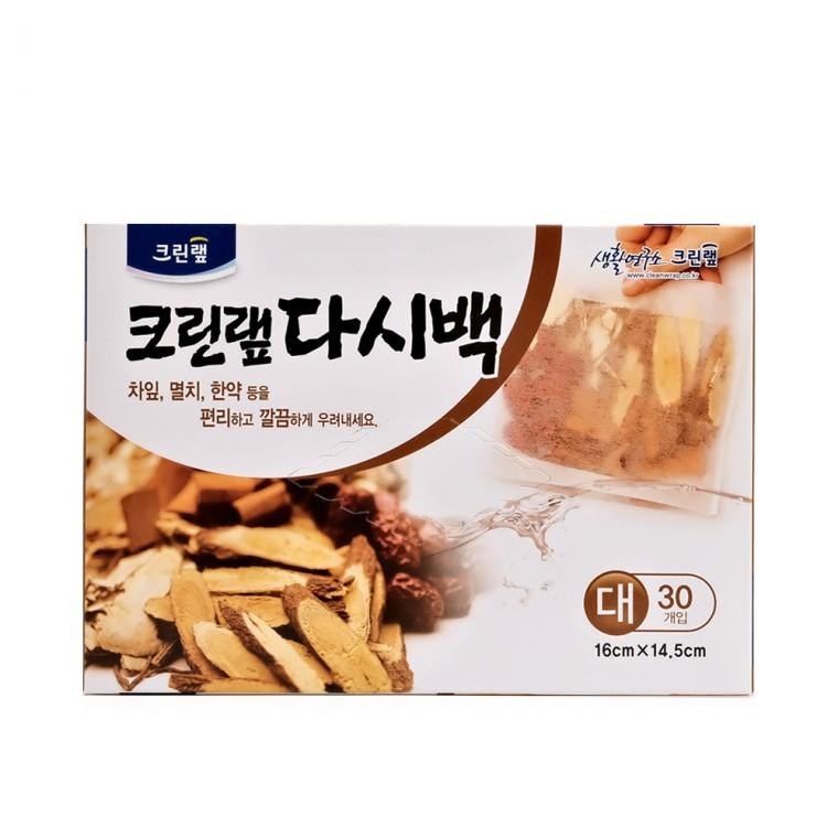 크린랩 다시백 대 30매 16x14.5cm 국물백 다시주머니 멸치다시망
