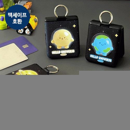 트라이코지 헬로 유니버스 오토 힌지 보호 마그네틱 카드 도어 범퍼 케이스 Z플립8(F776) 플립7(F766)