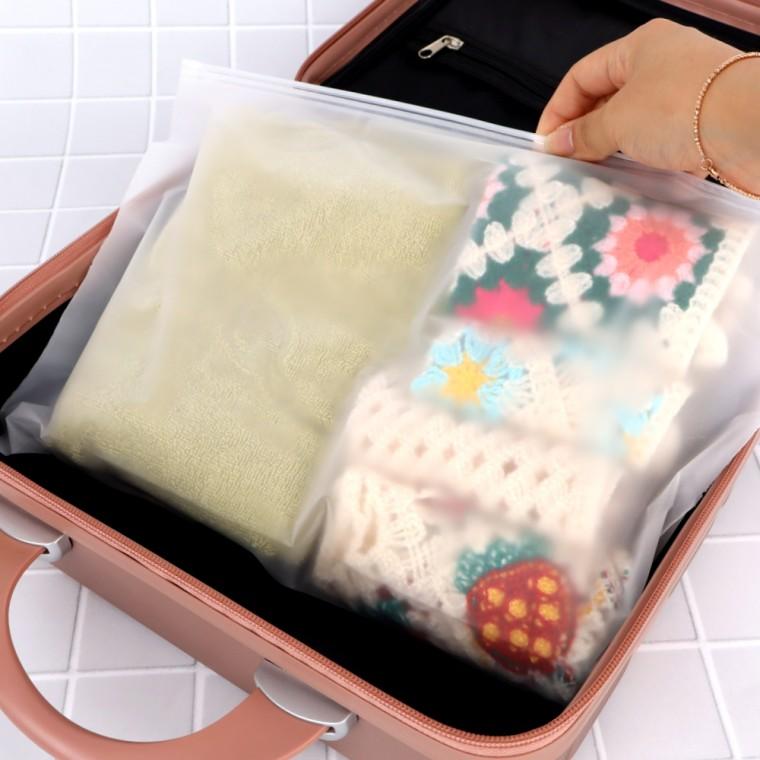 슬라이드 고리 지퍼백 반투명 35x25