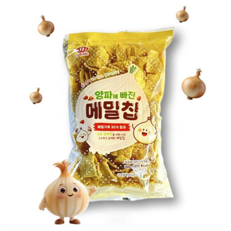 맛있는 양파맛스낵 담백한 구운양파맛 메밀칩160g