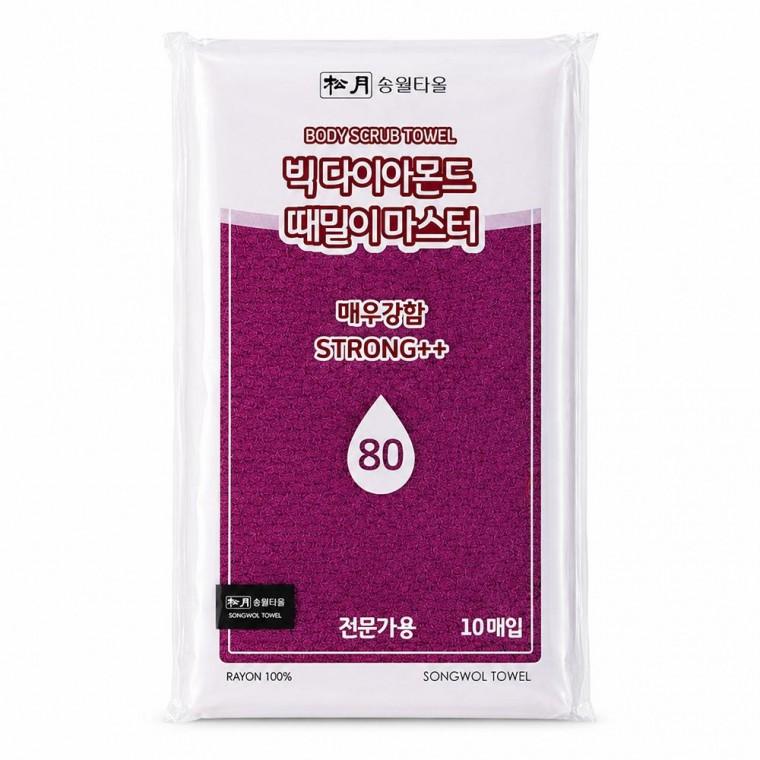 송월 빅 다이아몬드 때밀이 마스터 80 매우강함 10매입