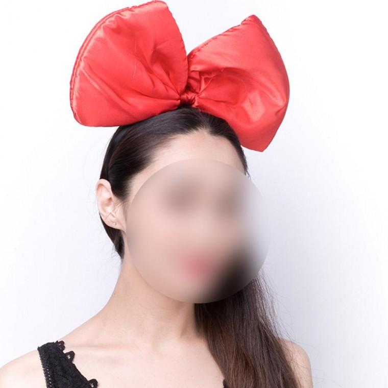 런드리본머리띠 여성왕리본 머리띠 놀이공원 생일파티 우정사진 단체응원 이벤트 소품 생일파티
