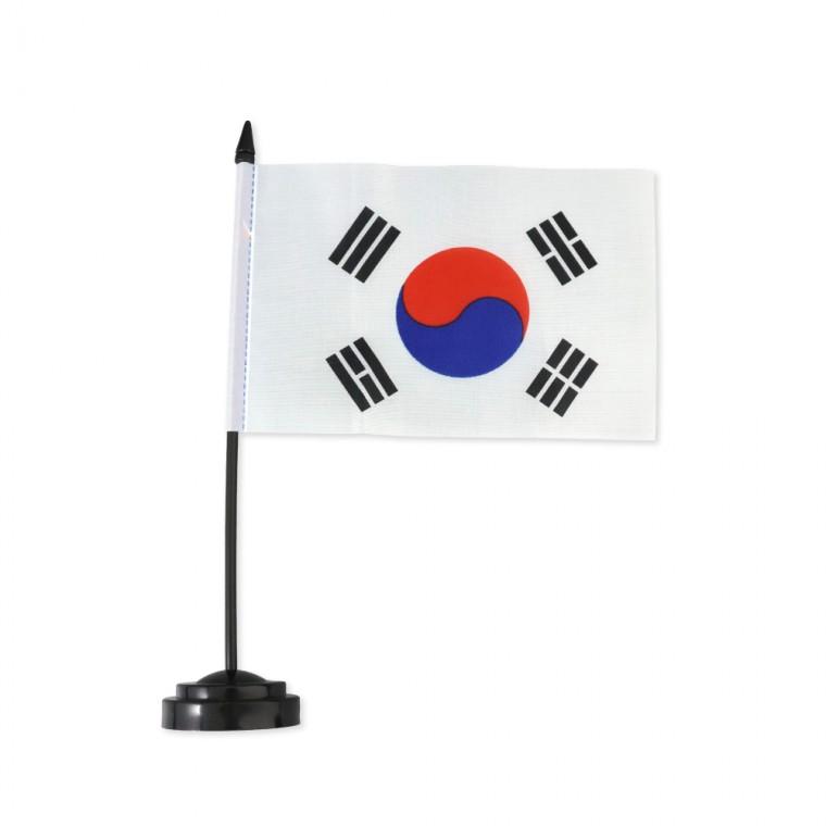탁상 미니 태극기 블랙