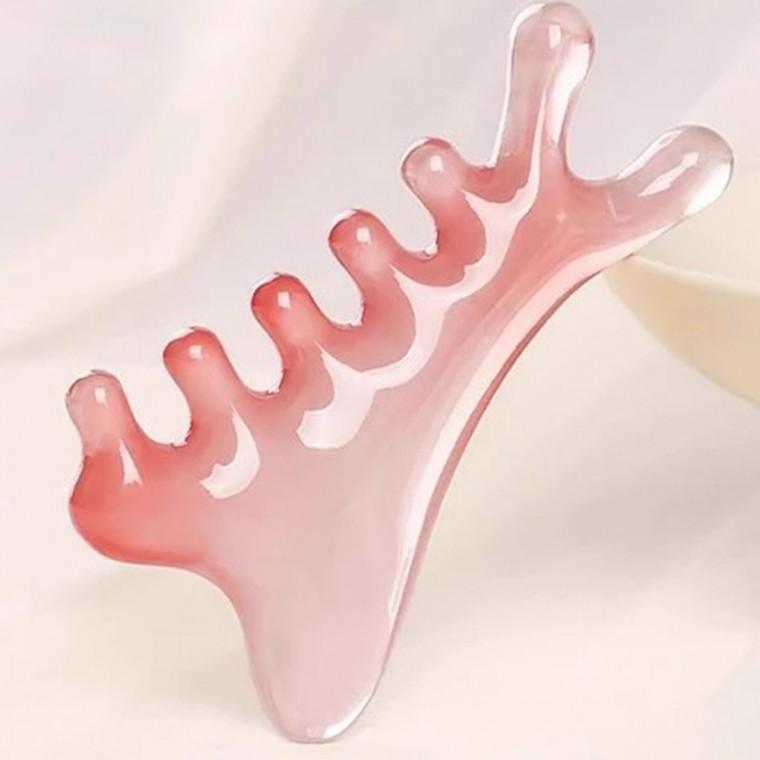 돌고래 마시지기 두피 얼굴 어깨 목 괄사 지압 마사지 빗 안마기