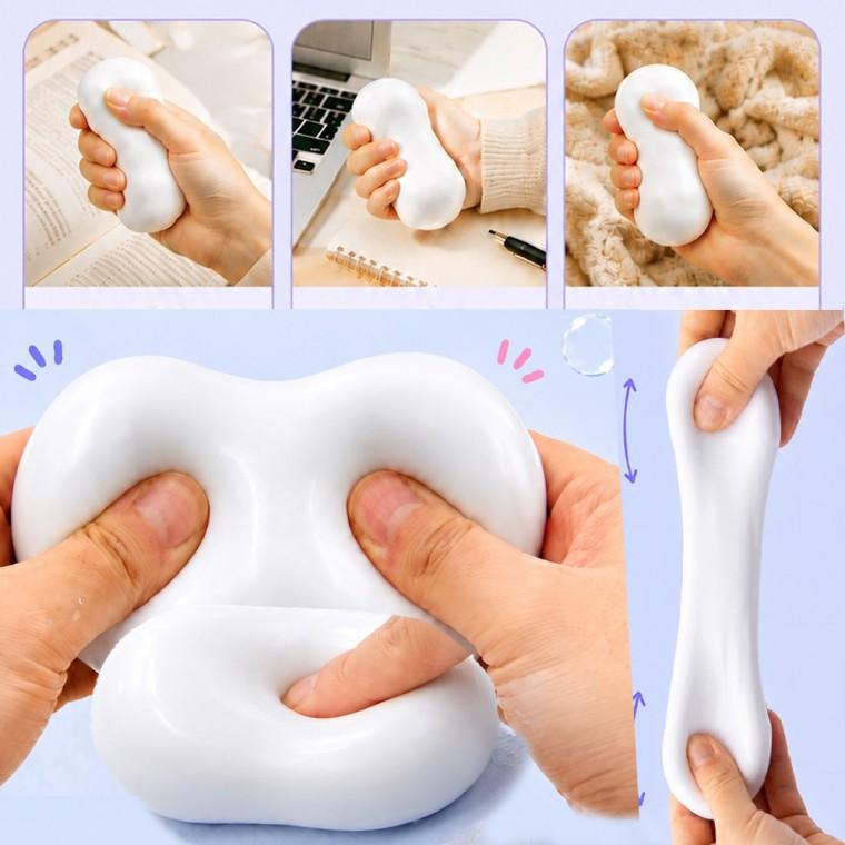 자광 비누 크런치슬랑이1p 슬라임 바삭비누 크런치왁스 피젯토이 탱글 왁뿌볼 촉감완구 집콕놀이