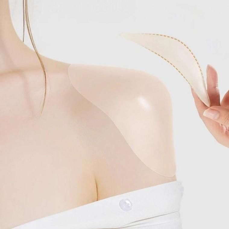 실리콘 어깨 패드 어깨뽕 어깨패치 남여공용 탈착식 접착식 90g 110g 옷맵시 어깨보정