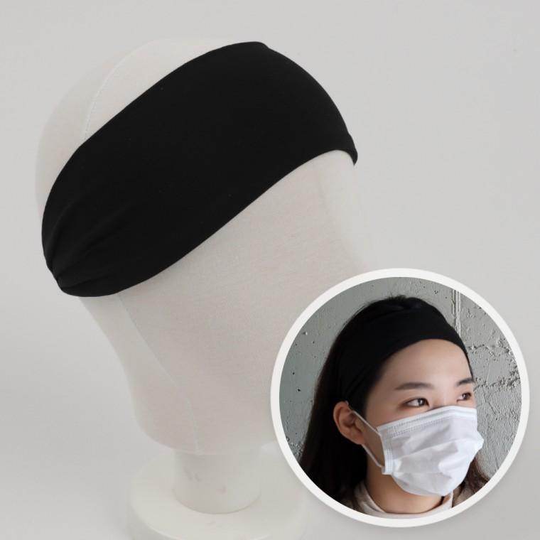 러닝 싸이클 스포츠 헤어밴드 땀밴드 블랙