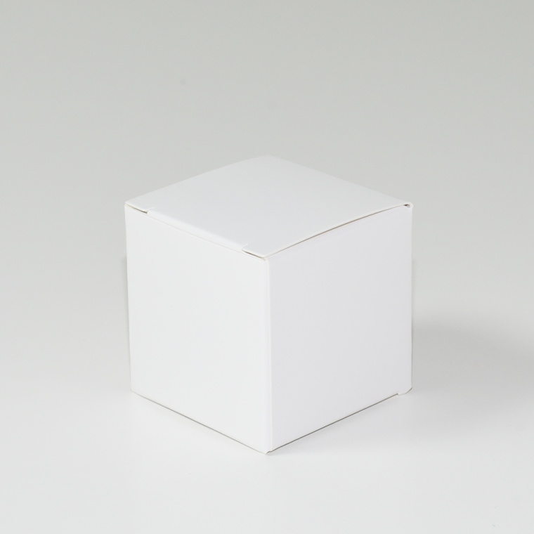 미니박스 소형박스 화이트 아이보리지 재질 5x5x5cm