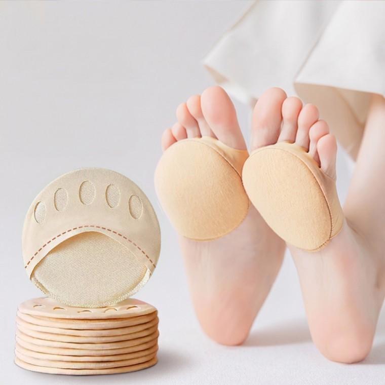 여성 앞꿈치 보호 패드 구두 운동화 발바닥 통증 완화 깔창 쿠션 2종