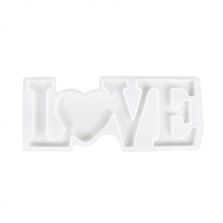 3D 글자 실리콘 몰드 LOVE