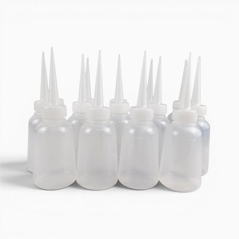 기계 재봉틀 기름 병 뽀족 액체 용기 말랑 줄눈 공병 150ml 14p