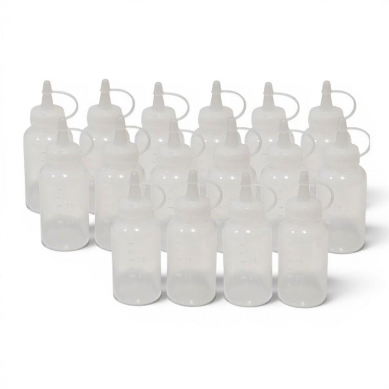 기계 재봉틀 기름 병 뽀족 액체 용기 뚜껑 공병 100ml 16p